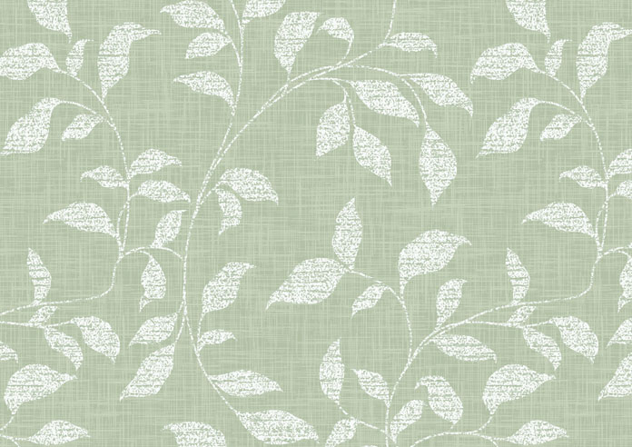 Delicate Foliage, Mint Green - Roller Blind - Image 6